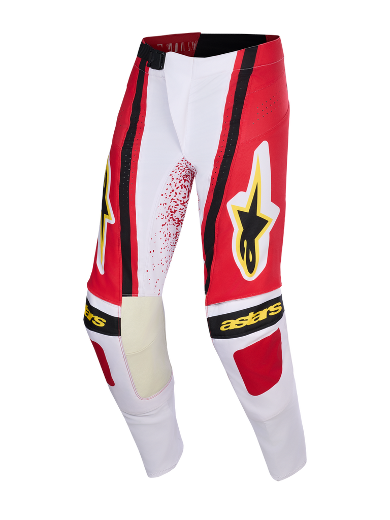 Alpinestars 2026 Techstar Nomur Pants - Light Gray/Red/Black - View 1 | Everest Motorcycles