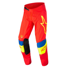 Load image into Gallery viewer, Alpinestars 2022 Techstar Quadro Pants - Red/Yellow/Fluro Blue
