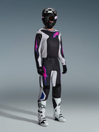 Alpinestars 2026 Fluid Grid Pants - Black/Light Gray/Purple - View 2 | Everest Motorcycles
