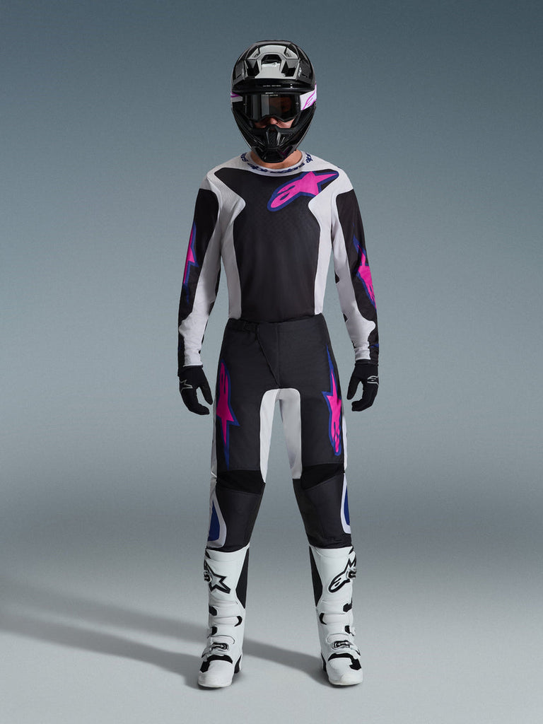 Alpinestars 2026 Fluid Grid Pants - Black/Light Gray/Purple - View 6 | Everest Motorcycles