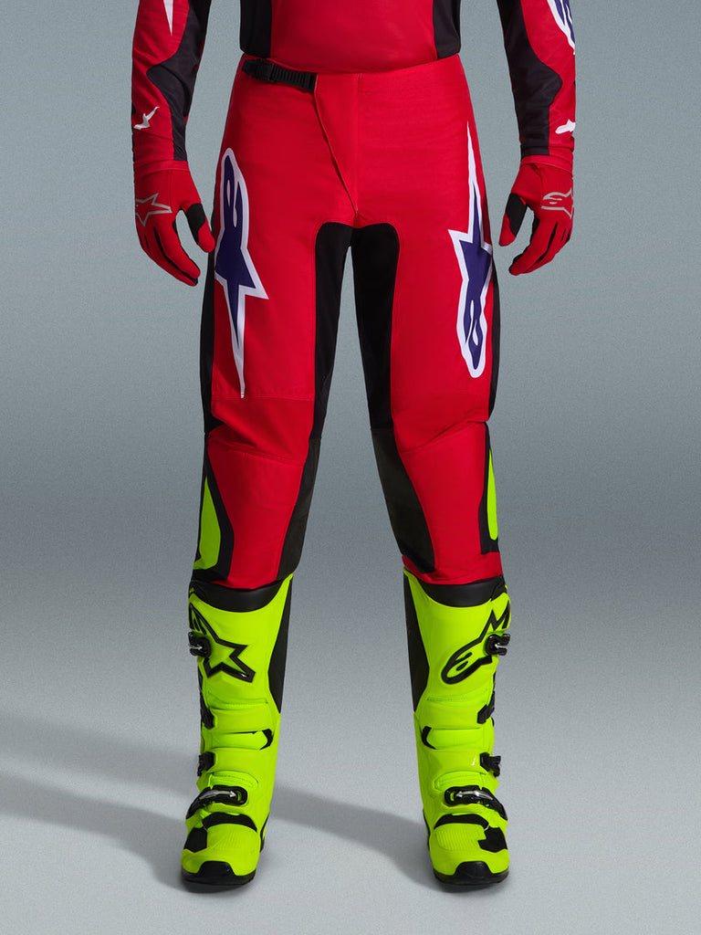 Alpinestars 2026 Fluid Grid Pants - Red/Black/Purple - View 2 | Everest Motorcycles