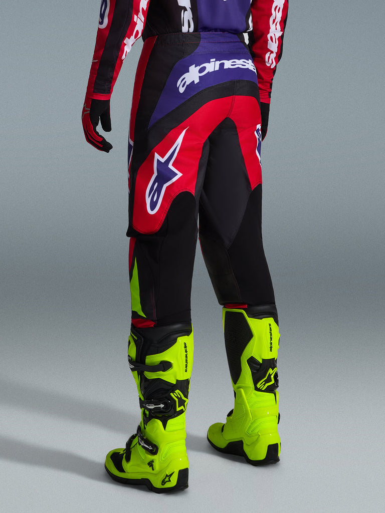 Alpinestars 2026 Fluid Grid Pants - Red/Black/Purple - View 4 | Everest Motorcycles