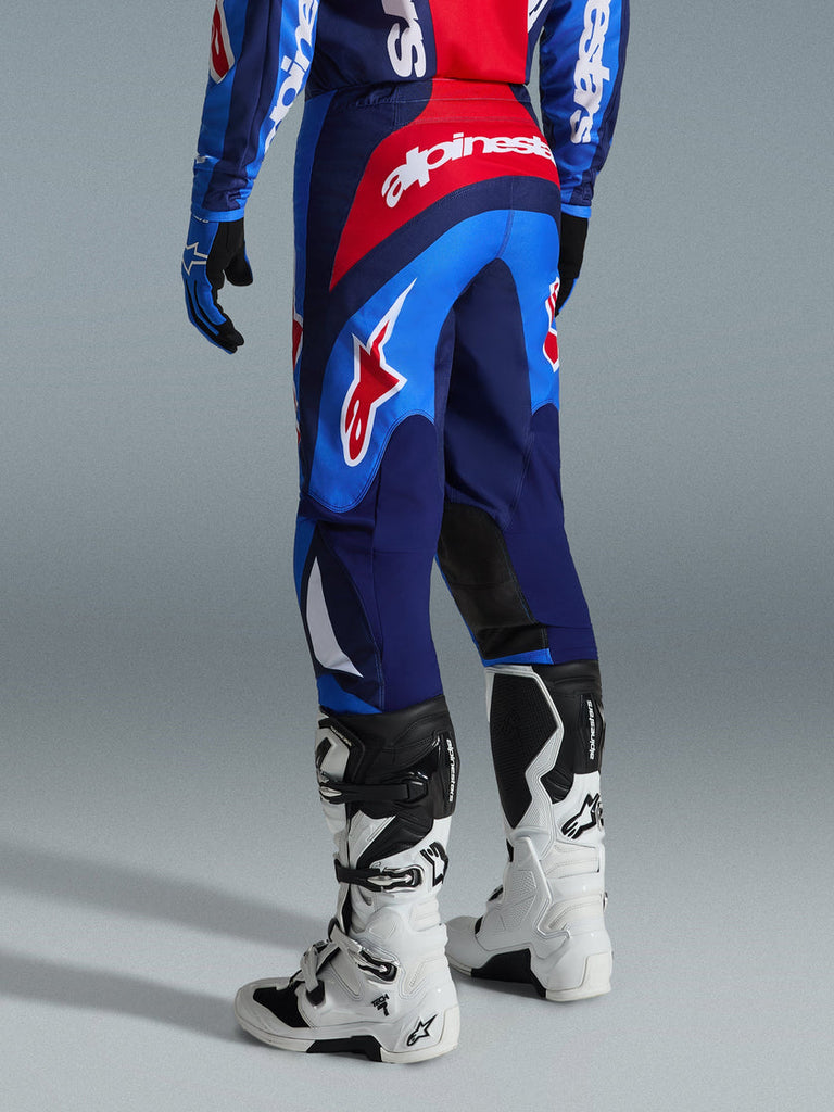 Alpinestars 2026 Fluid Grid Pants - Blue/Red - View 4 | Everest Motorcycles