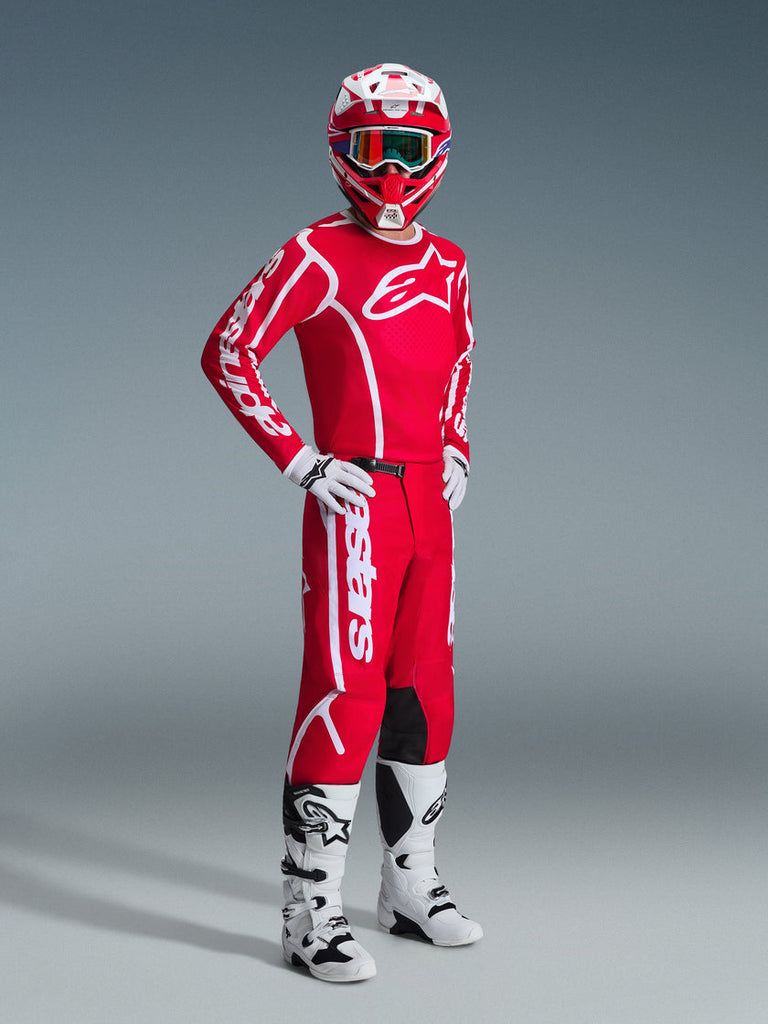 Alpinestars 2026 Fluid Apex Pants - Red/White - View 4 | Everest Motorcycles