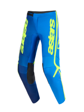 Load image into Gallery viewer, Alpinestars 2026 Fluid Apex Pants - Blue/Yellow Fluro - View 1 | Everest Motorcycles