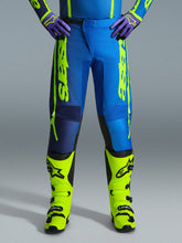 Load image into Gallery viewer, Alpinestars 2026 Fluid Apex Pants - Blue/Yellow Fluro - View 3 | Everest Motorcycles