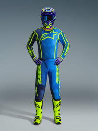 Alpinestars 2026 Fluid Apex Pants - Blue/Yellow Fluro - View 2 | Everest Motorcycles