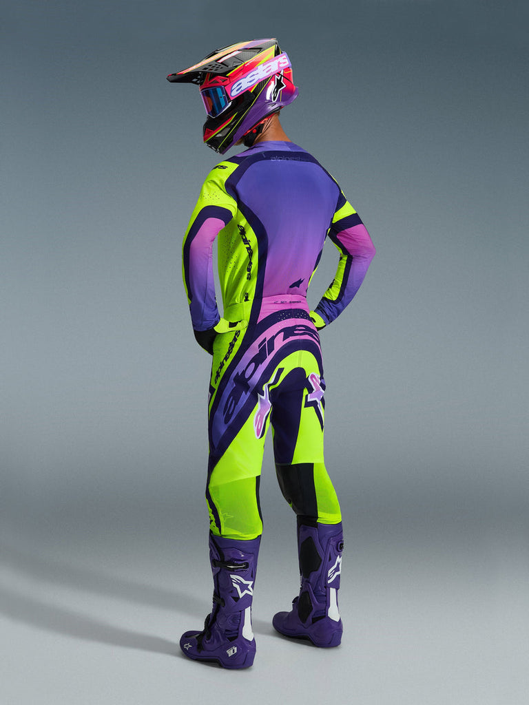 Alpinestars 2026 Supertech Vista Pants - Yellow/Purple/Black - View 5 | Everest Motorcycles