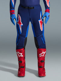 Alpinestars 2026 Supertech Vista Pants -Dark Navy/Hot Coral/Cobalt - View 2 | Everest Motorcycles