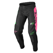 Load image into Gallery viewer, Alpinestars 2022 Racer Compass Pants - Black/Green/Fluro Pink