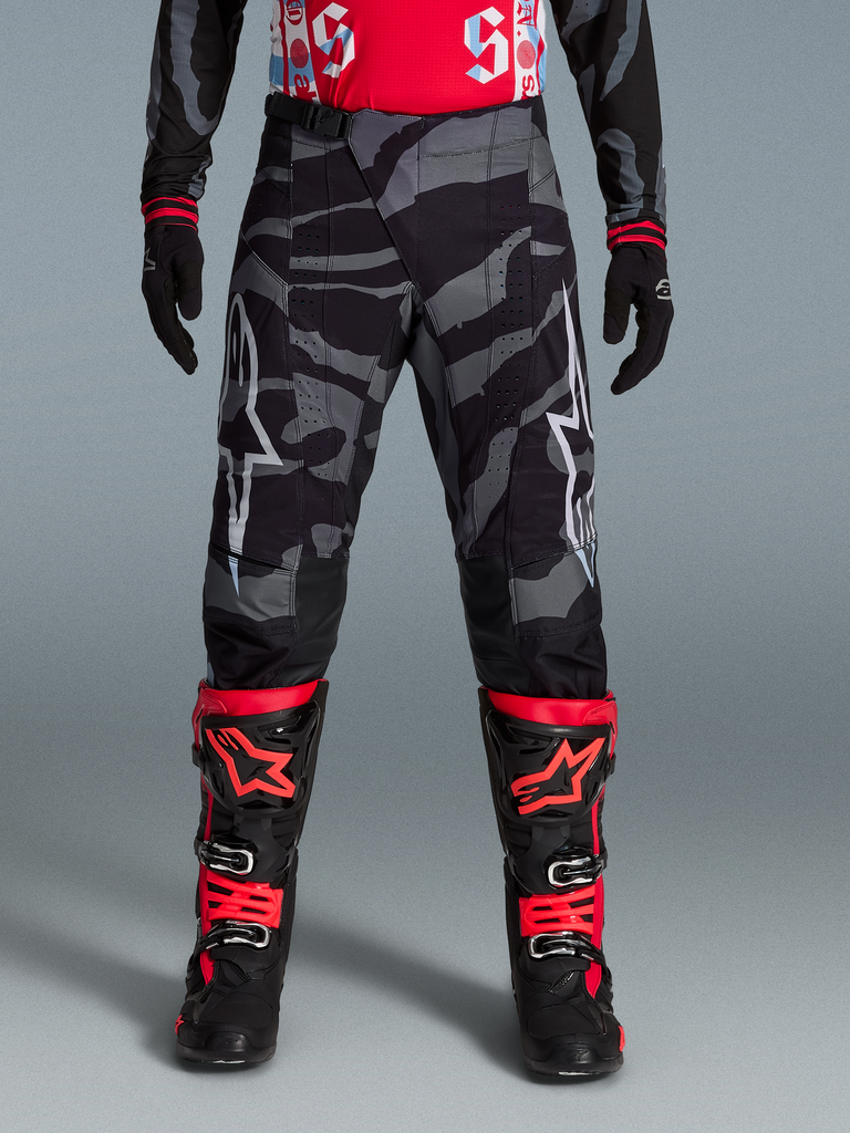 Alpinestars Techstar Beast Coast Limited Edition Pants - Pirate Black / Hot Orange