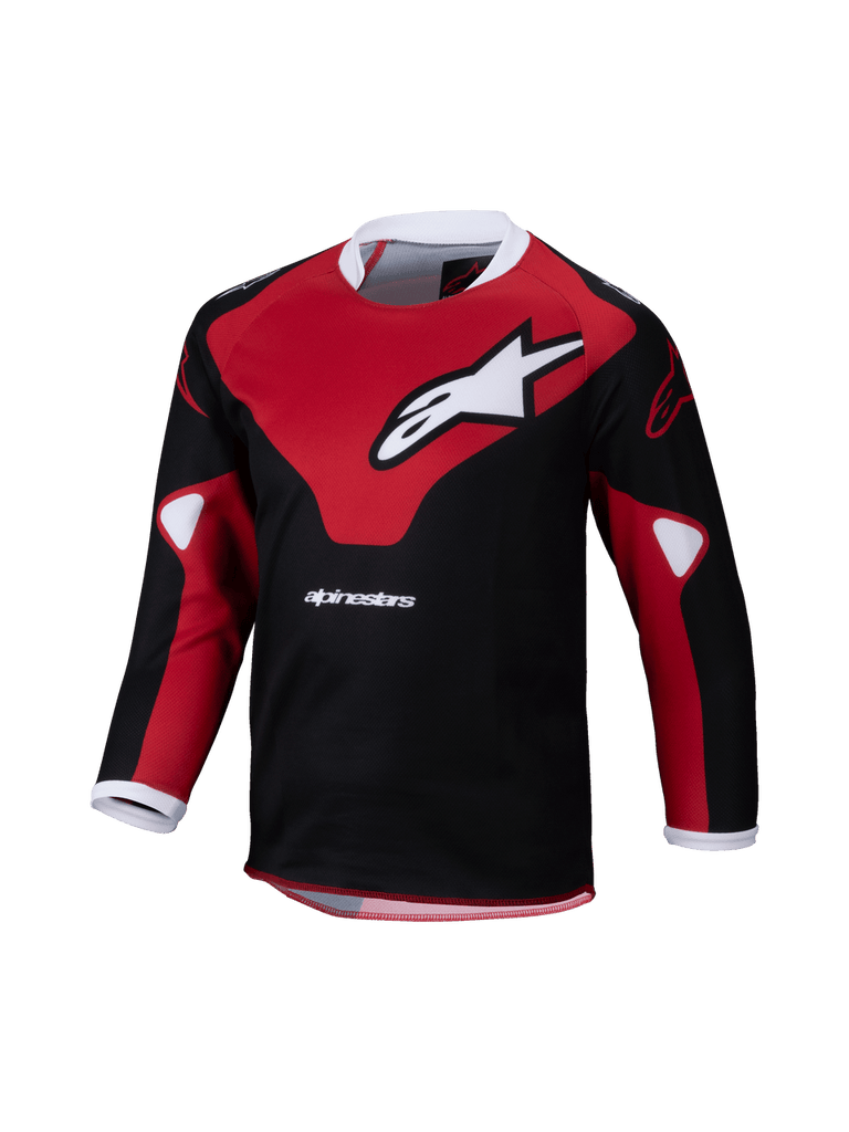 Alpinestars 2025 Kids Racer Veil Jersey - Black Bright Red