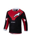 Alpinestars 2025 Kids Racer Veil Jersey - Black Bright Red