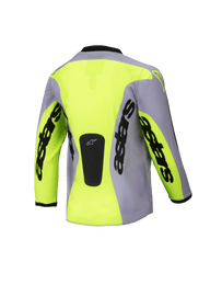 Alpinestars 2025 Kids Racer Veil Jersey - Gray Fluro Yellow