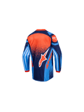 Load image into Gallery viewer, Alpinestars 2026 Kids Racer Nomur Jersey - Dark-Navy/Orange/Ucla Blue - View 2 | Everest Motorcycles