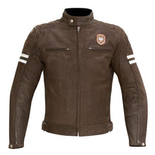 Load image into Gallery viewer, Merlin Hixon Leather Jacket - Matt Brown - MotoHeaven