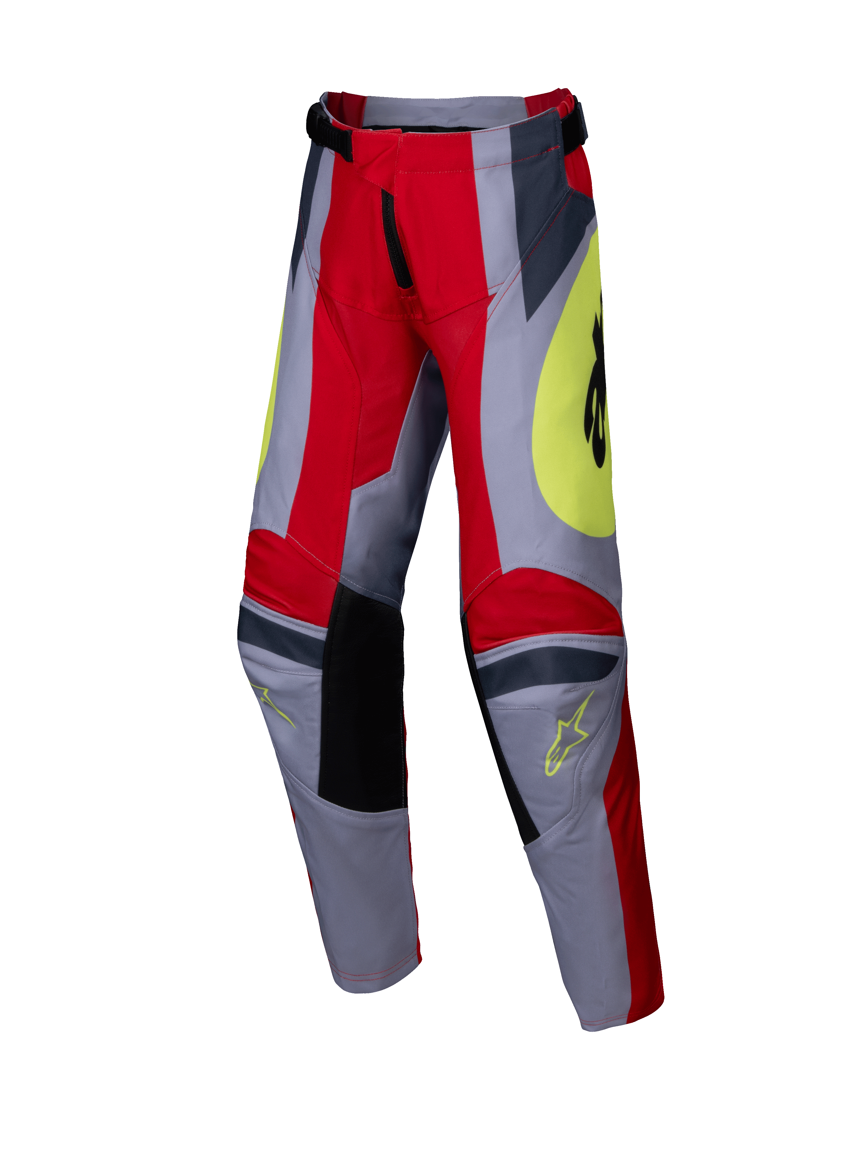 Alpinestars 2025 Youth Racer Melt Pants - Bright Red Gray