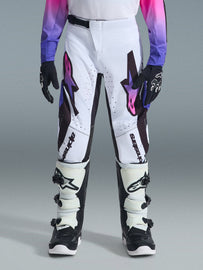 Alpinestars 2026 Youth Supertech Vista Pants - White/Purple/Black - View 2 | Everest Motorcycles