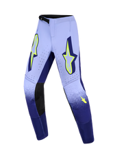 Load image into Gallery viewer, Alpinestars 2026 Youth Supertech Scenz Pants -Purple/Yellow Fluro - View 1 | Everest Motorcycles