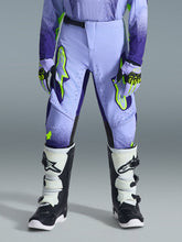Load image into Gallery viewer, Alpinestars 2026 Youth Supertech Scenz Pants -Purple/Yellow Fluro - View 2 | Everest Motorcycles