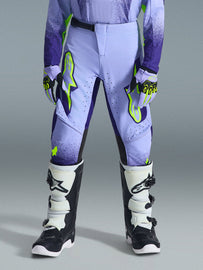 Alpinestars 2026 Youth Supertech Scenz Pants -Purple/Yellow Fluro - View 2 | Everest Motorcycles