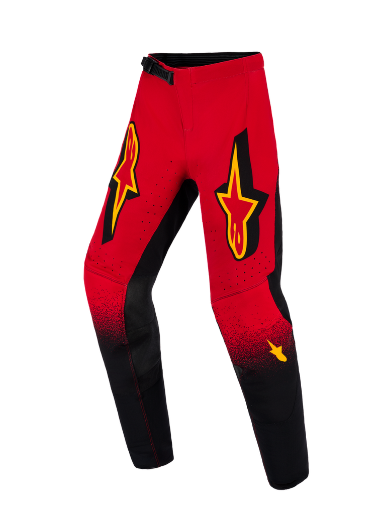 Alpinestars 2026 Youth Supertech Scenz Pants - Red/Black/Yellow - View 1 | Everest Motorcycles