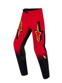 Alpinestars 2026 Youth Supertech Scenz Pants - Red/Black/Yellow - View 1 | Everest Motorcycles