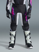 Load image into Gallery viewer, Alpinestars 2026 Youth Fluid Grid Pants - Black/Light Gray/Purple - View 3 | Everest Motorcycles