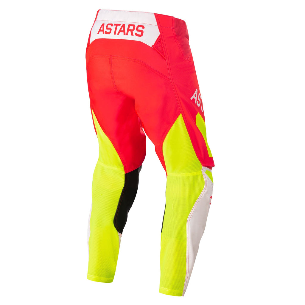 Alpinestars 2022 Youth Racer Factory Pants - Fluro Red/White/Fluro Yellow