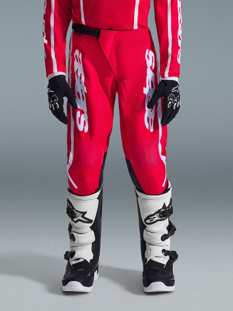 Alpinestars 2026 Youth Fluid Apex Pants - Red/White - View 3 | Everest Motorcycles