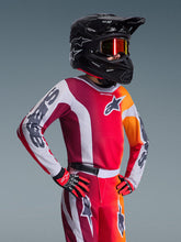 Load image into Gallery viewer, Alpinestars 2026 Youth Fluid Portl Jersey - Red/Light Gray/Dark Gray - View 4 | Everest Motorcycles
