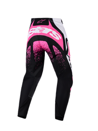 Alpinestars 2026 Womens Techstar Nomur Pants - Black White Fuchsia - View 2 | Everest Motorcycles