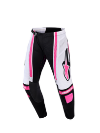 Alpinestars 2026 Womens Techstar Nomur Pants - Black White Fuchsia - View 1 | Everest Motorcycles