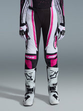 Load image into Gallery viewer, Alpinestars 2026 Womens Techstar Nomur Pants - Black White Fuchsia - View 3 | Everest Motorcycles