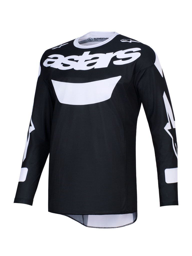 Alpinestars 2026 Racer Air Riway Jersey - Black/White - View 1 | Everest Motorcycles