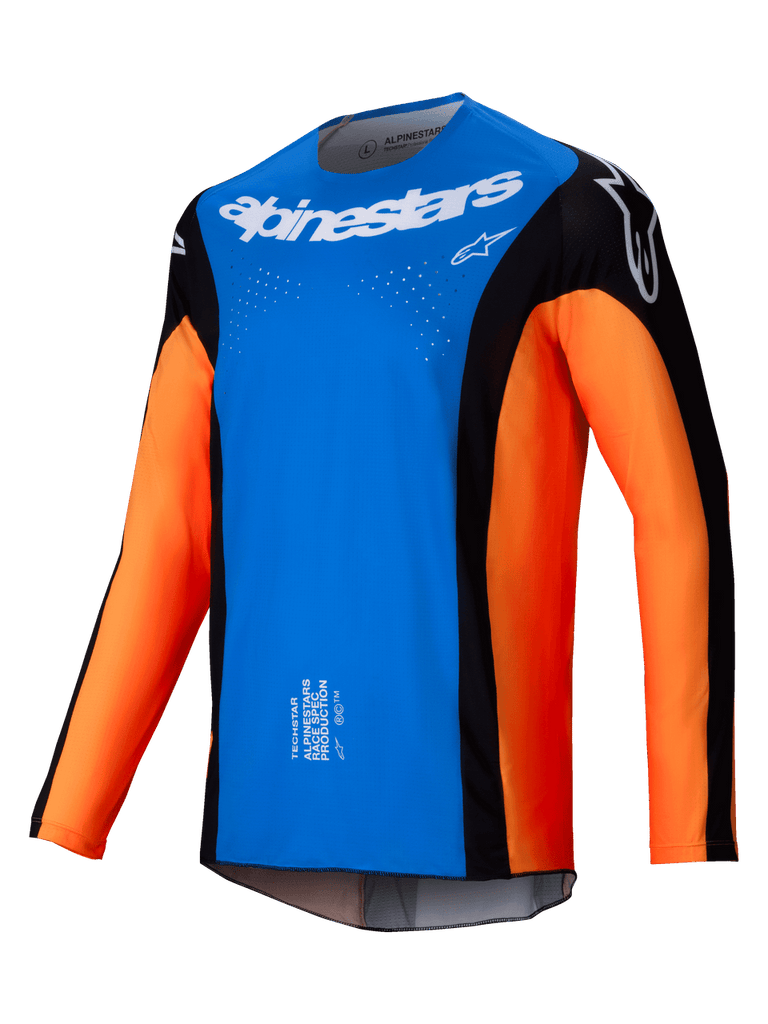 Alpinestars 2025 Techstar Melt Jersey - Orange Blue