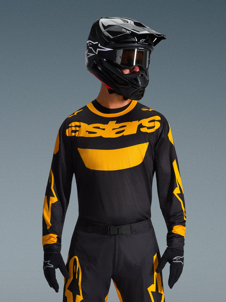 Alpinestars 2026 Racer Riway Jersey - Yellow/Black - View 2 | Everest Motorcycles