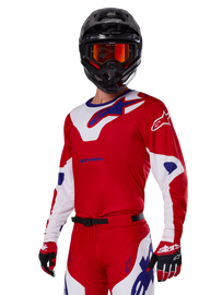 Alpinestars 2025 Racer Veil Jersey - Bright Red White