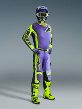 Load image into Gallery viewer, Alpinestars 2026 Racer Portl Jersey - Purple/Fluro Yellow - View 4 | Everest Motorcycles