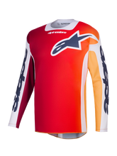 Load image into Gallery viewer, Alpinestars 2026 Racer Portl Jersey - Red/Light Gray/Dark Gray - View 1 | Everest Motorcycles