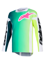 Load image into Gallery viewer, Alpinestars 2026 Racer Portl Jersey - Green/White/Black - View 1 | Everest Motorcycles