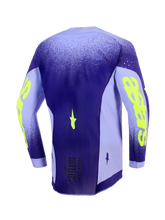Load image into Gallery viewer, Alpinestars 2026 Supertech Scenz Jersey Purple/Yellow Fluro - View 2 | Everest Motorcycles
