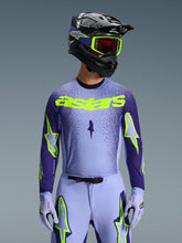 Load image into Gallery viewer, Alpinestars 2026 Supertech Scenz Jersey Purple/Yellow Fluro - View 3 | Everest Motorcycles