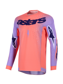 Alpinestars 2026 Supertech Scenz Jersey -Hot Coral/Purple - View 1 | Everest Motorcycles