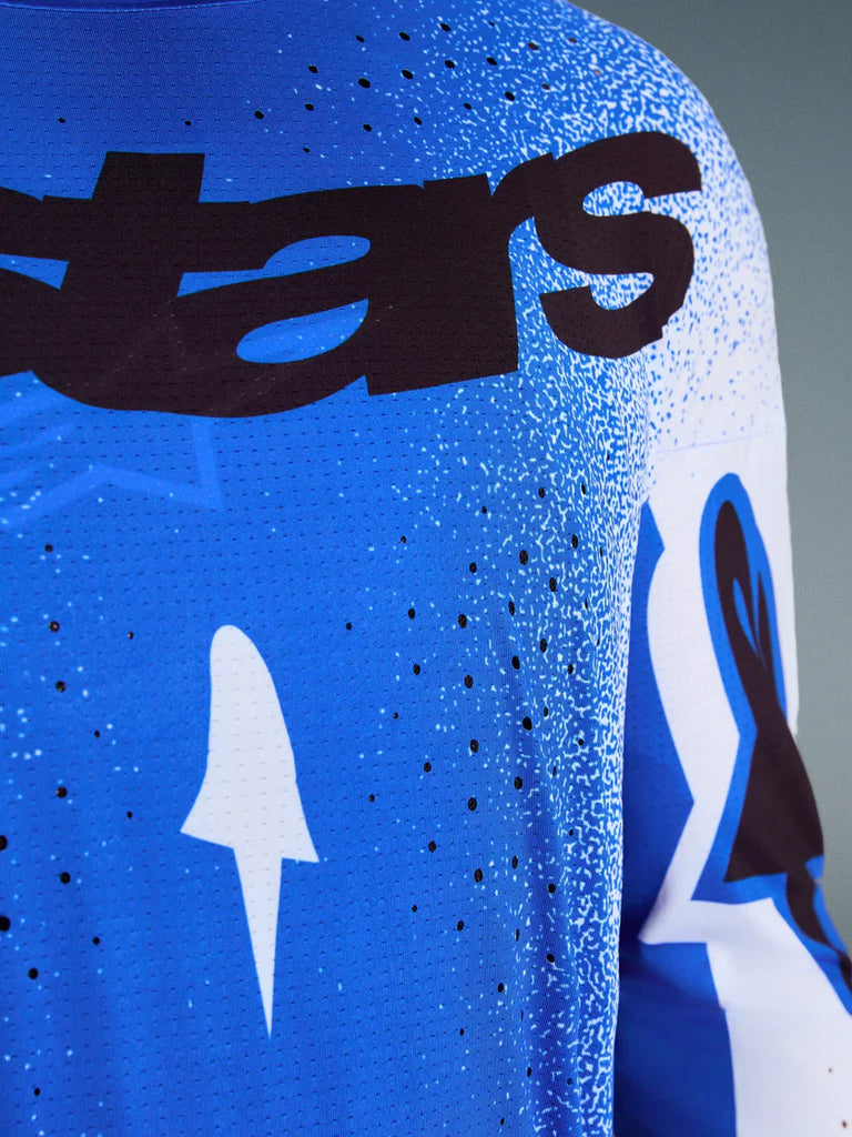 Alpinestars 2026 Supertech Scenz Jersey - Ucla Blue/White - View 3 | Everest Motorcycles