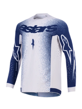 Load image into Gallery viewer, Alpinestars 2026 Supertech Scenz Jersey Light Gray/Dark Blue - View 1 | Everest Motorcycles