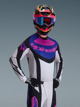 Load image into Gallery viewer, Alpinestars 2026 Techstar Knif Jersey - Black/Light Gray/Purple - View 3 | Everest Motorcycles