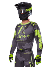 Load image into Gallery viewer, Alpinestars 2025 Racer Hollow Jersey - Dark Camo/Yellow Fluo