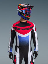 Load image into Gallery viewer, Alpinestars 2026 Techstar Knif Jersey - Black/White/Red - View 3 | Everest Motorcycles