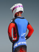 Load image into Gallery viewer, Alpinestars 2026 Techstar Knif Jersey - Orange/Black/Ucla Blue - View 3 | Everest Motorcycles